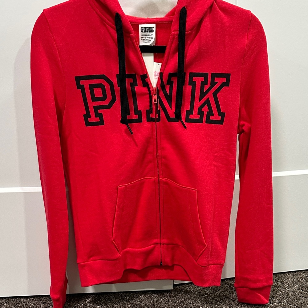 Pink by Victoria’s Secret Red Hoodie Jacket XS